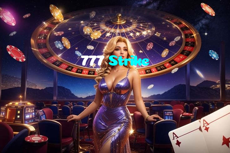 777 Strike casino presented on mobile device in Pakistan with slots and live games